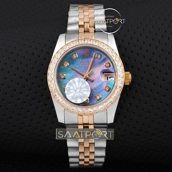 Rolex Lady Datejust Bayan Saati Taşlı bezel