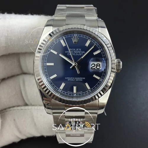 Rolex DateJust 36 mm 116234 ARF 1-1 Best Edition 904L Steel Blue Dial SUPER CLON 3135 V2