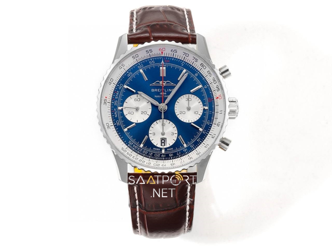 Breitling Navitimer Kahve Kordon  Chronograph 41mm Eta Saat