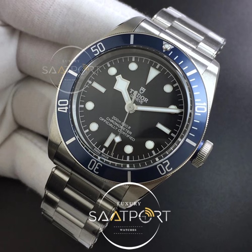 Tudor Heritage Black Bay Blue ZF 1-1 Best Edition on Bracelet  2836 SUPER CLON V5