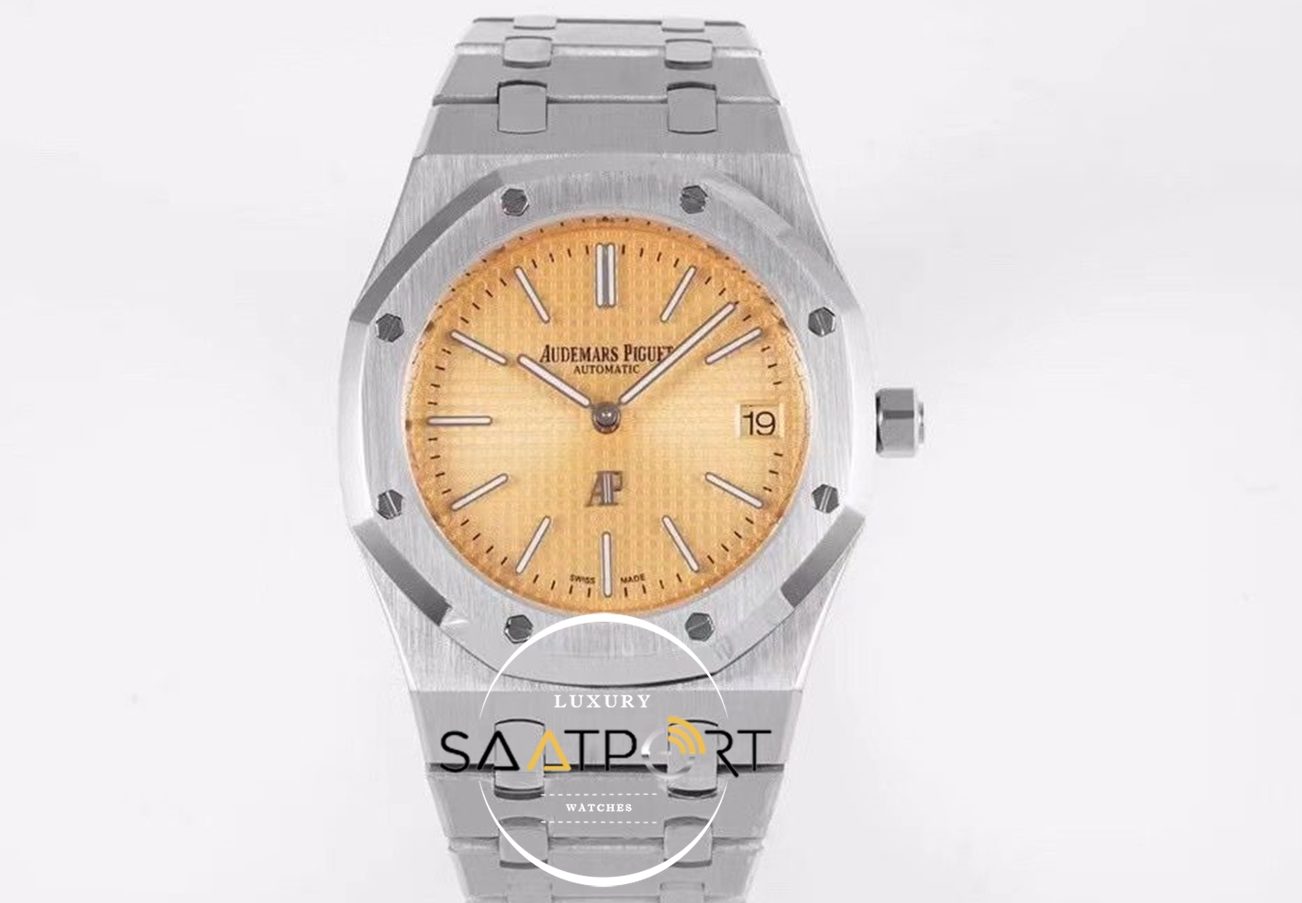 Audemars Piguet 18K Beyaz Altın 15202 Royal Oak Ultra Thin ZF Factory Super Clone ETA