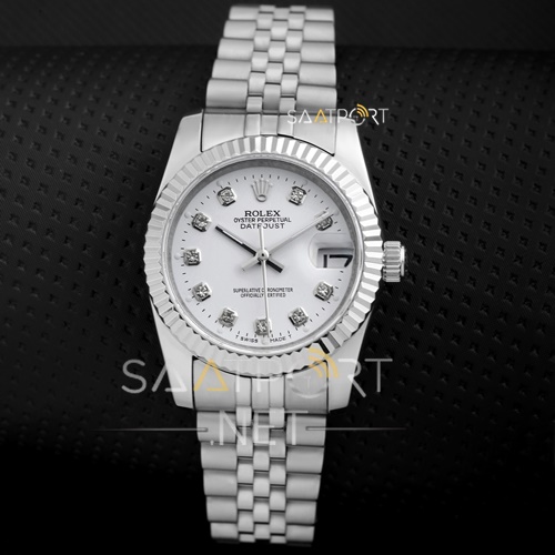 Rolex Date Just Bayan Kol Saati 31 mm taşlı kadran