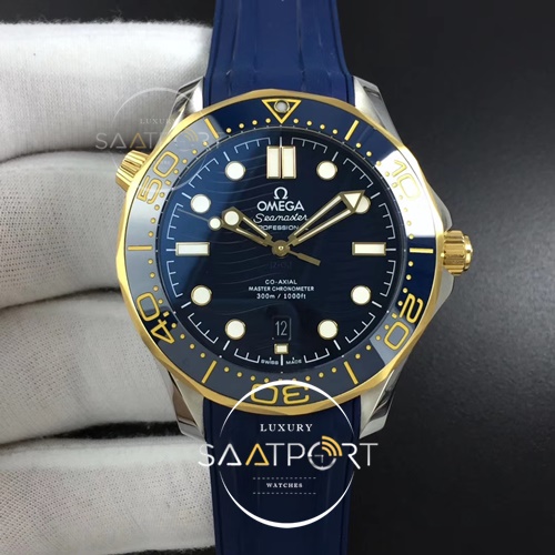 Omega saatler 2018 Seamaster Diver 300M OMF Best Edition Blue Ceramic Blue