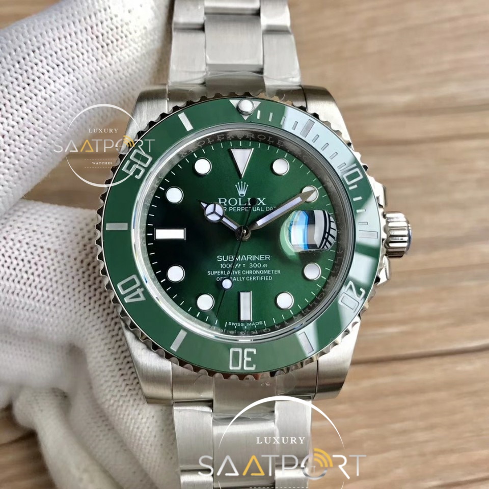 Rolex Submariner 116610 LV Green Ceramic UKF 1-1 904L Swiss Eta 2836