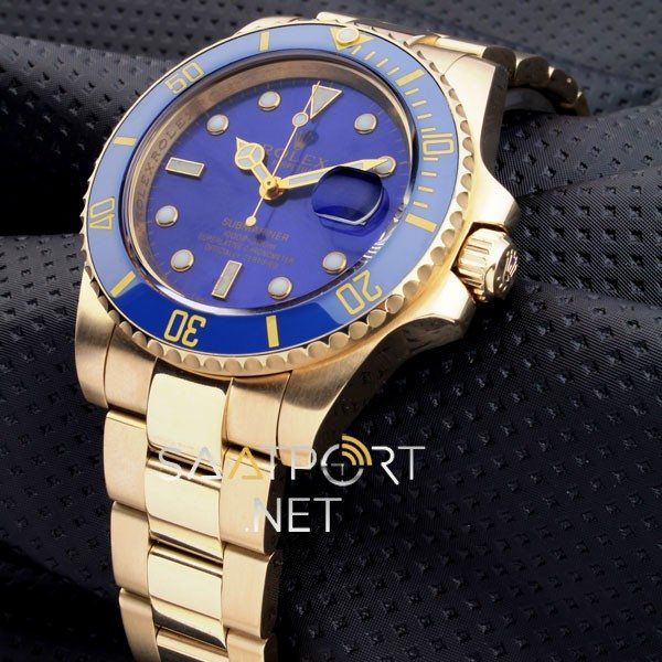 Rolex Submariner 16618 Seramik Lacivert