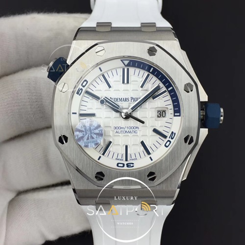 Royal Oak Offshore Diver 2017 White 15710 JF  3120  V9.5