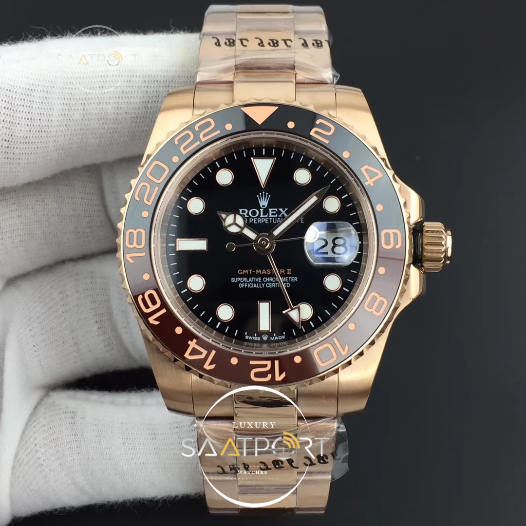 Rolex GMT-Master II 2018 Baseworld Root Beer 126715 URF Black Dial