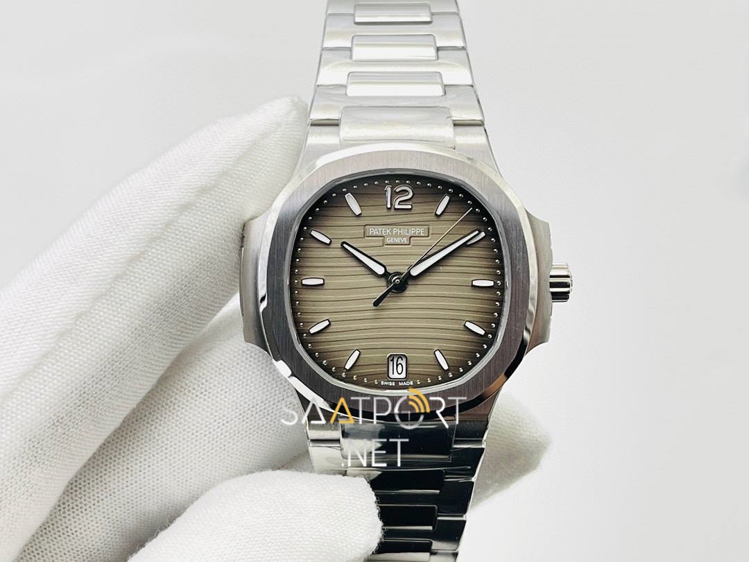 Patek Philippe Nautilus 7118/1200A-011 Gray Dial Bayan Saati