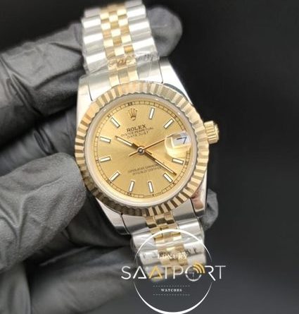 Rolex Datejust Gold Kadran Jubile Kordon Otomatik Mekanizma