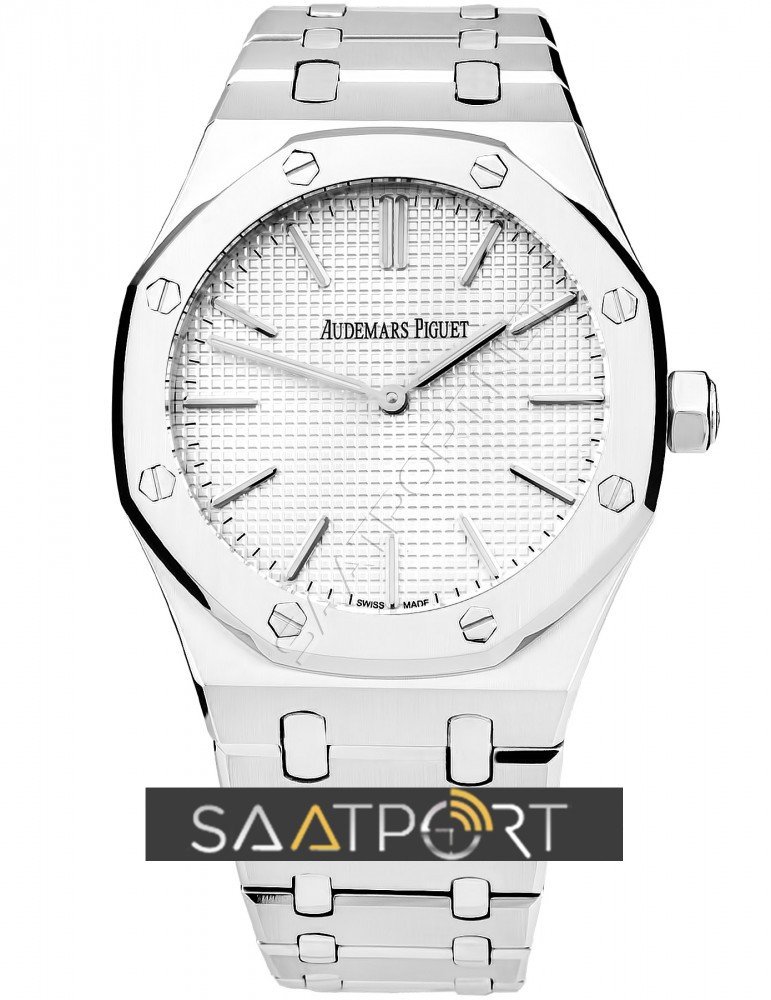 Audemars Piguet Royal Oak 15400 Çelik Beyaz Kadran