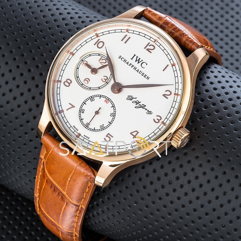 IWC Fliegeruhr Beyaz Kadran Chronograph