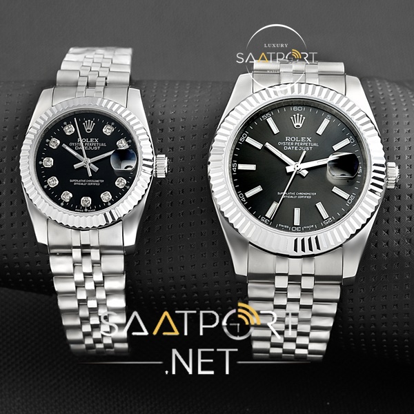 Rolex Datejust Çift Saatleri Jübile Kordon 'lu