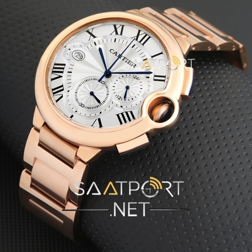 Cartier Ballon Cronometreli Rose  42 mm Erkek Saati