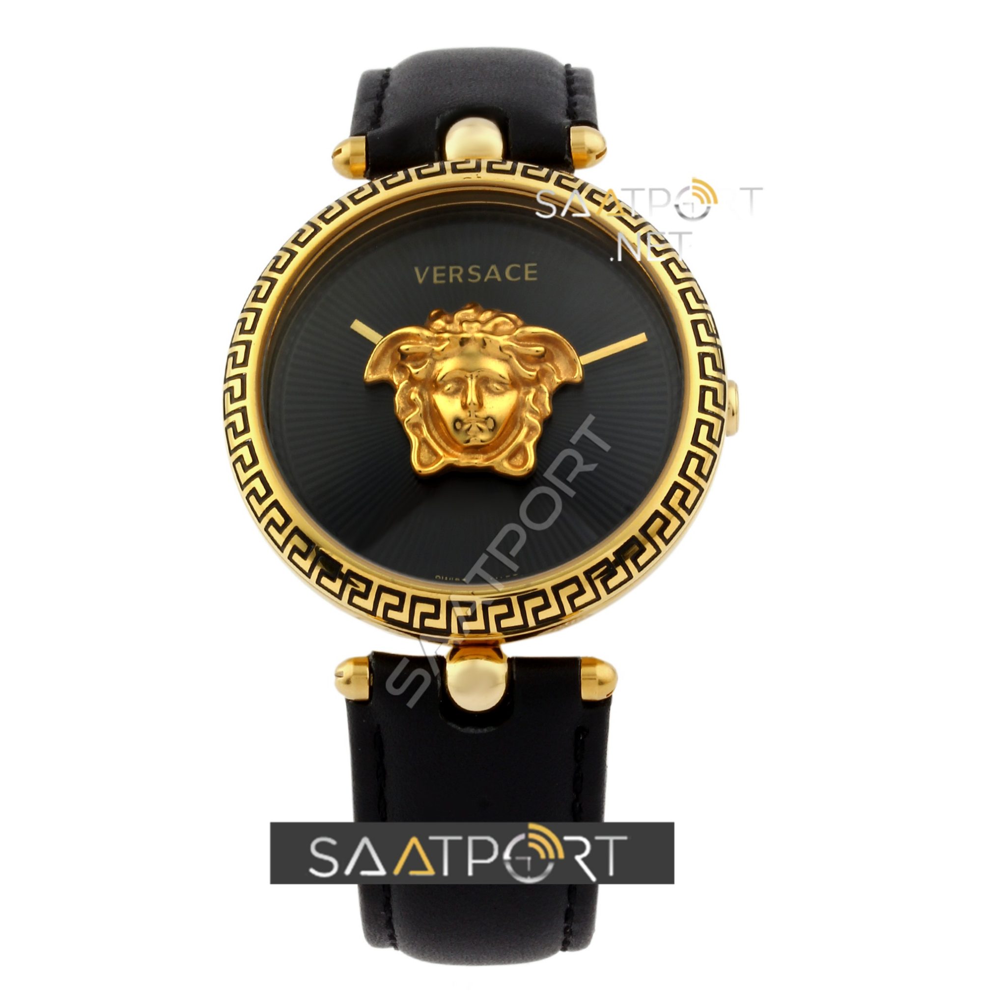 Versace Black 39mm Palazzo Empire Watch