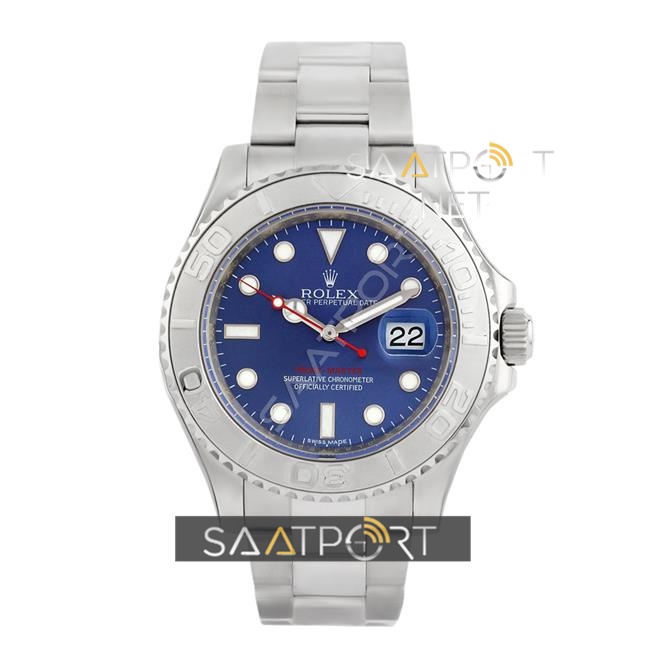 Rolex Yachtmaster Steel Platinum Blue Dial