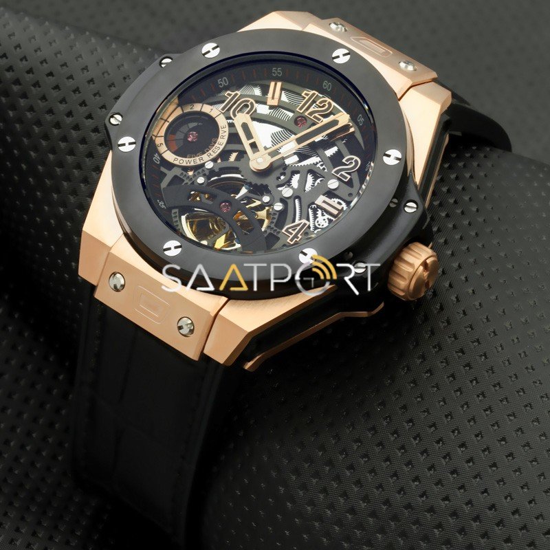 Hublot  Unico Tourbillon Rose Deri