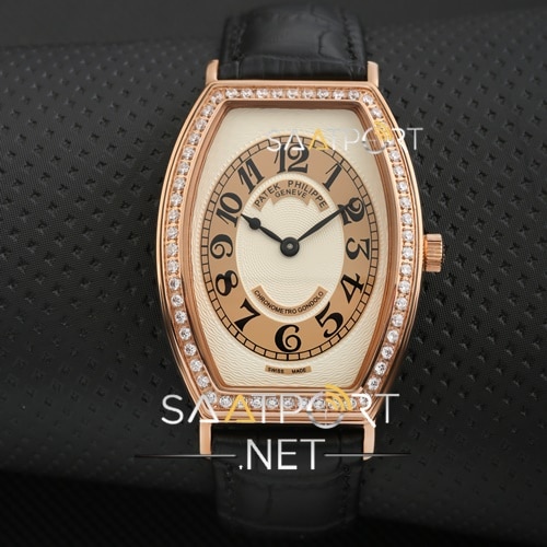 Patek Phılıppe Unisex Baget Taşlı Kadran 50.Yıl  Serisi