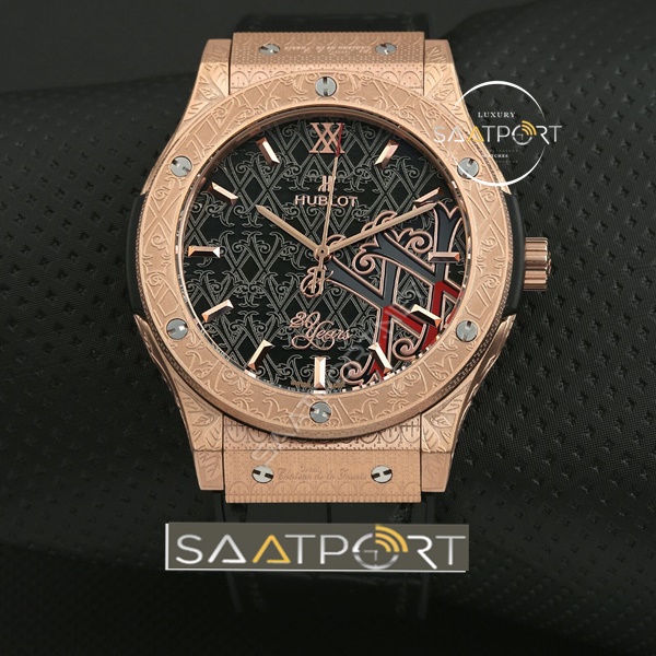 Hublot  Gold modelleri otomatik işlemeli