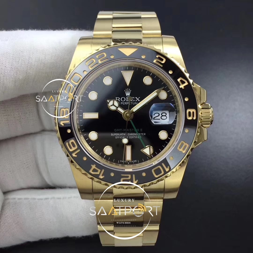 Rolex GMT-Master II 116718 LN Black Ceramic 904L Steel GMF A3285 ETA