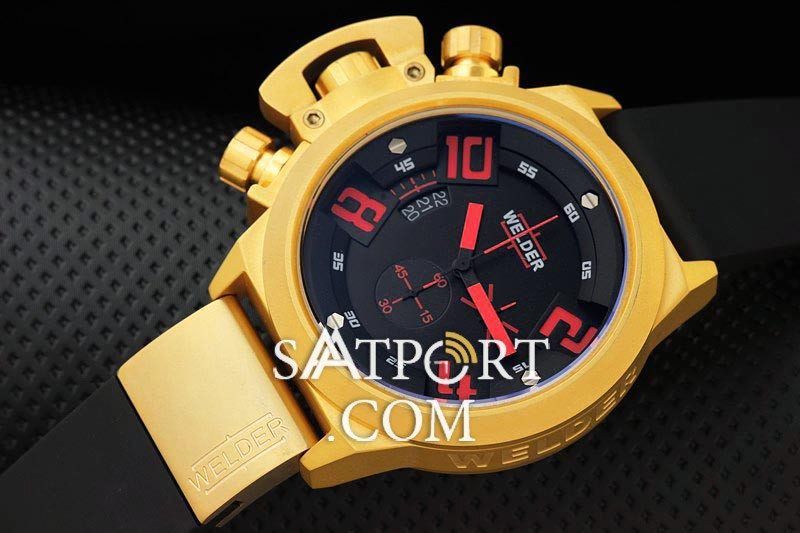 Welder K24 Gold Chronograph Red II