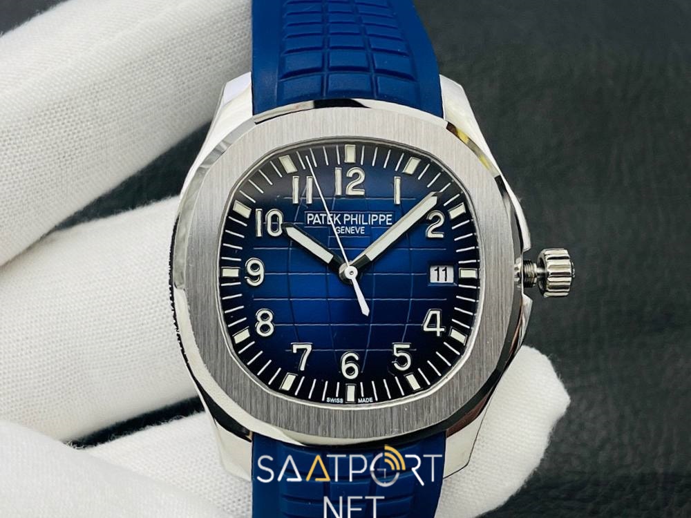 Patek Philippe Aquanaut 5168 Çelik Kasa Mavi Kadran ETA 42.2 mm