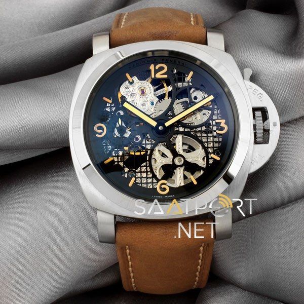 Panerai Lo Scienziato Radiomir Tourbillon GMT Silver