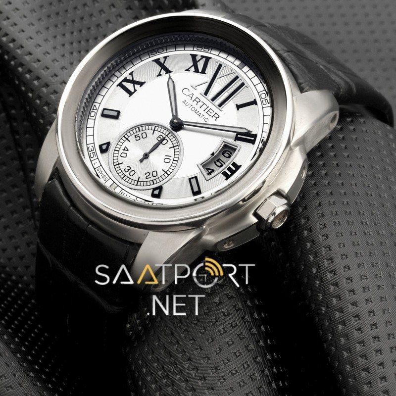 Cartier Calibre de Watch Siyah Deri