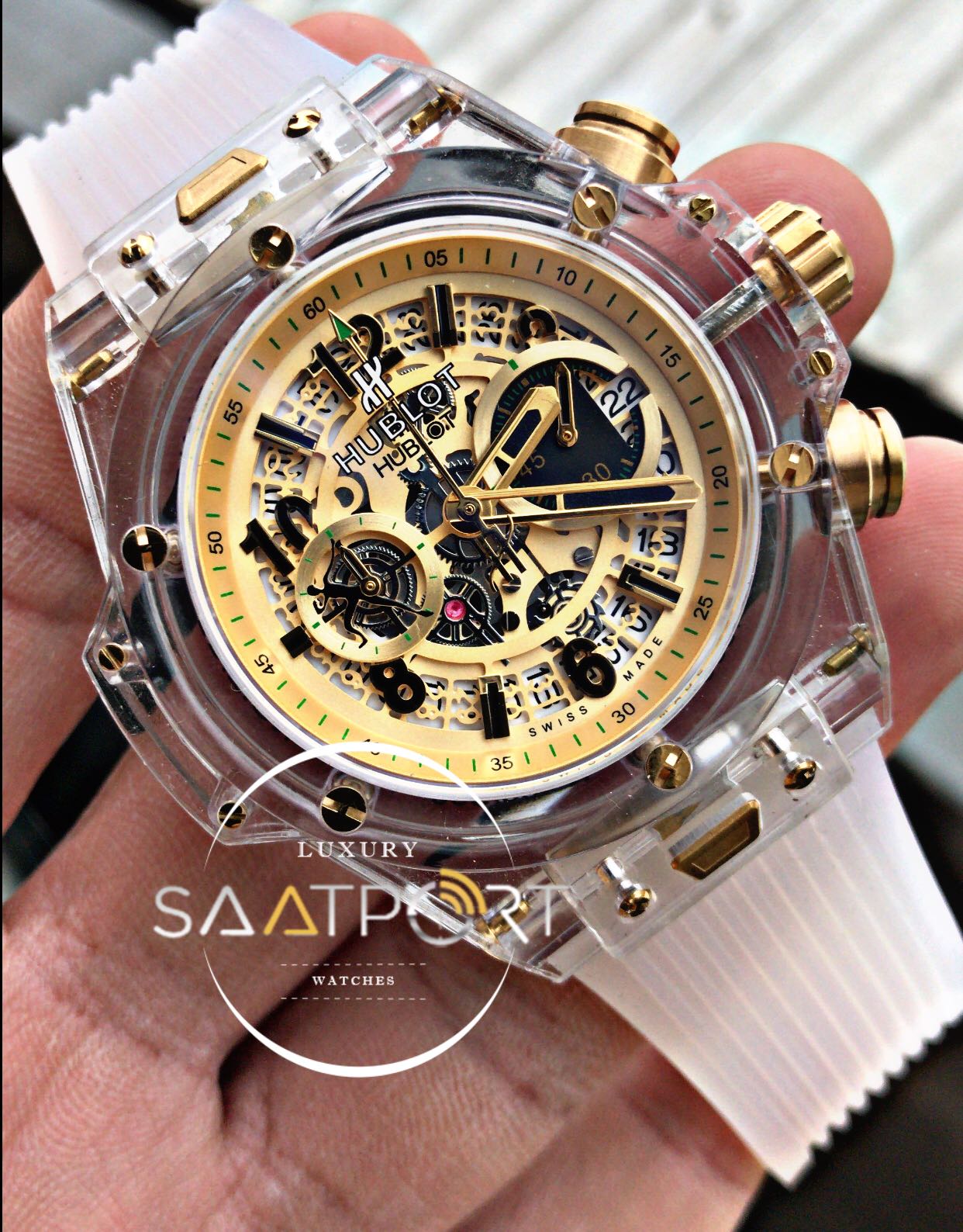 Hublot Şeffaf Saat