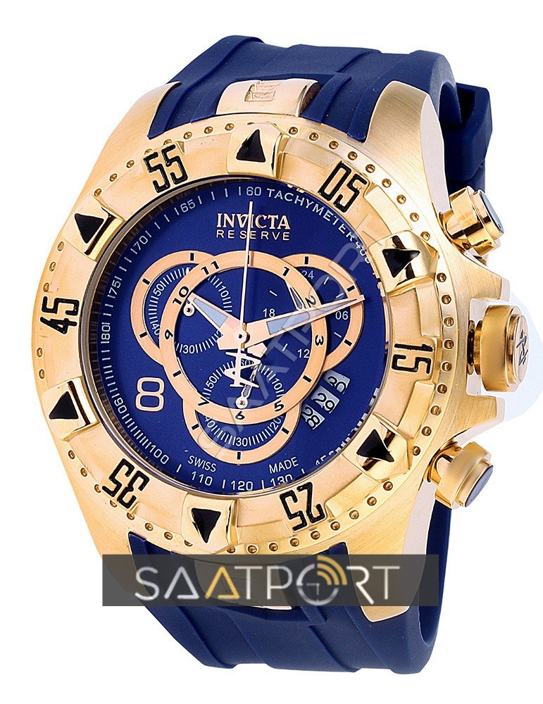 INVICTA Reserve Touring Lacivert Gold Kasa