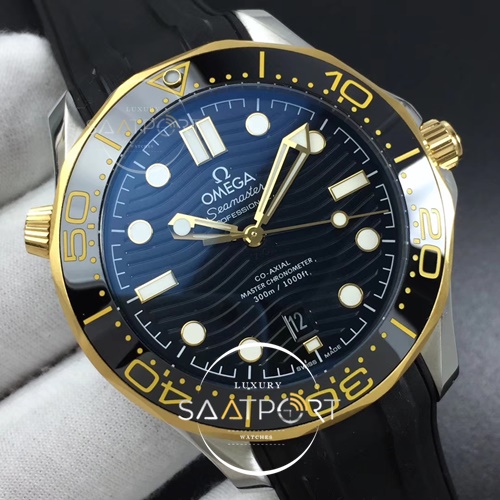 Omega Saat 2018 Seamaster Diver 42 MM 300M OM Factory Best Edition Black Ceramic