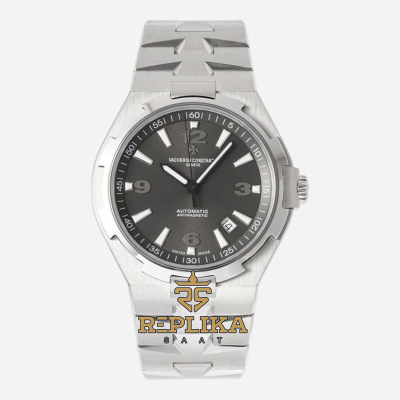 Vacheron Constantine Overseas 47040 Gri Kadran 42mm Otomatik Super Clone ETA