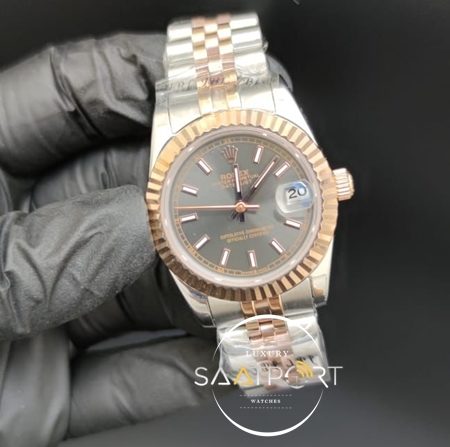 Rolex Datejust Gri Kadran Jubile Kordon Otomatik Mekanizma