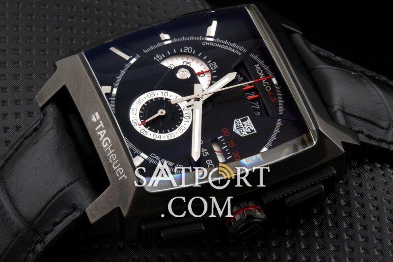 TAG Heuer Monaco LS PVD Kasa Deri