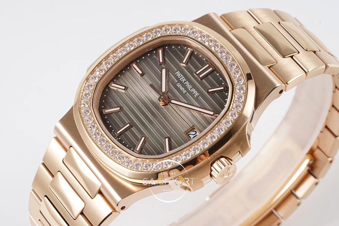 Patek Philippe Nautilus 5711 Rose Gold Brown Baget Super Clone Eta