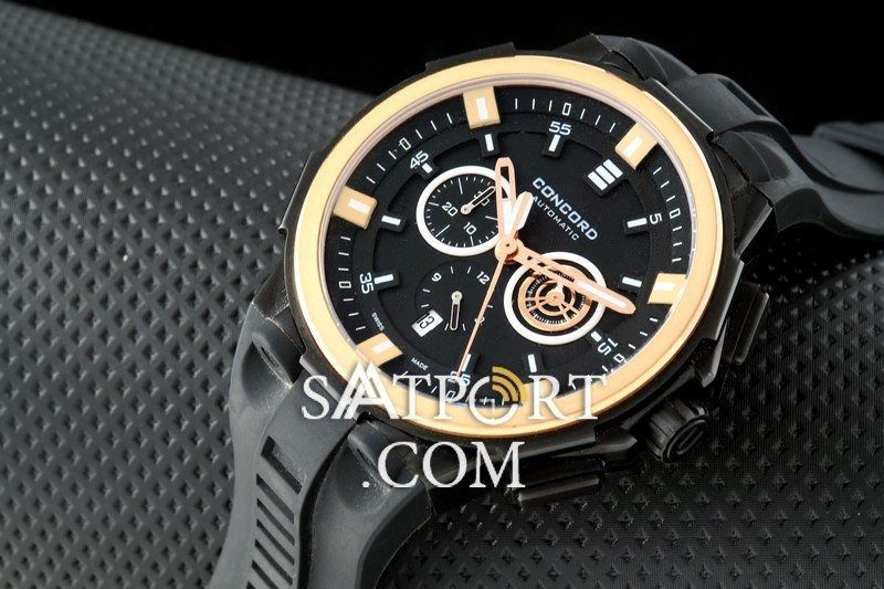 Concord C2 Chronograph Siyah