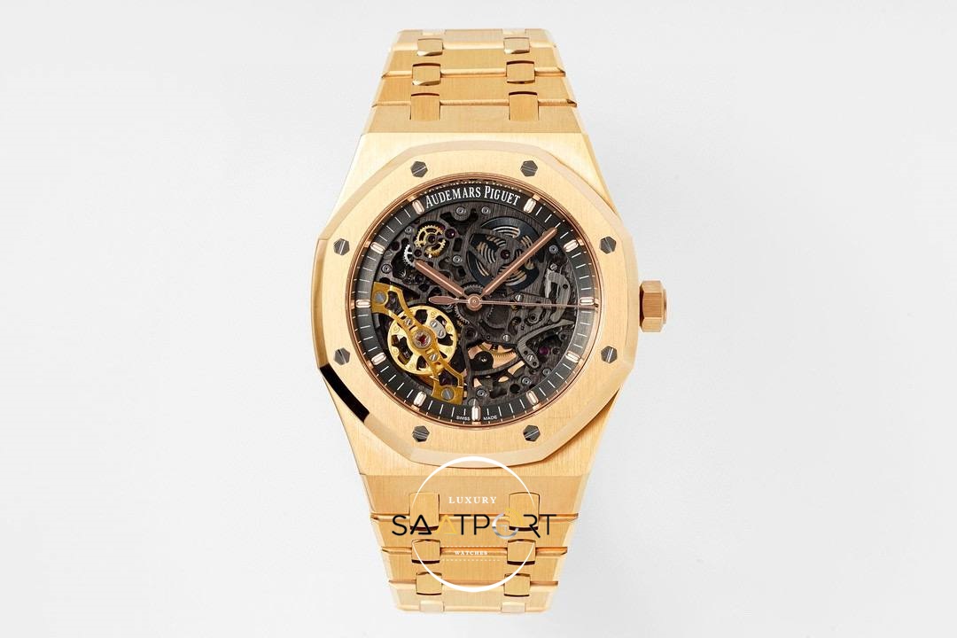 Audemars Piguet 15407 İskelet Rose Kasa 41mm ZF Super Clone ETA