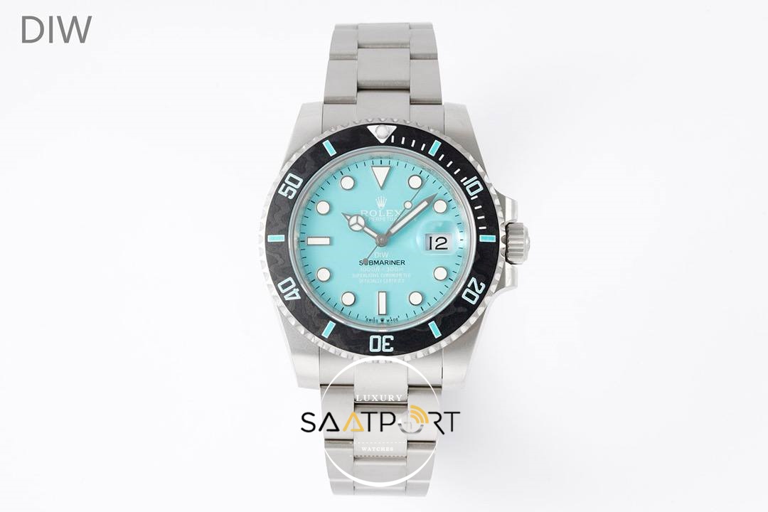 Rolex DiW Submariner Tiffany Blue 116610 Aquamarine 41mm 3235 Super Clone ETA