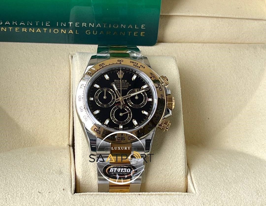 Rolex Eta Saat Siyah Kadran 116503 Daytona BT Factory