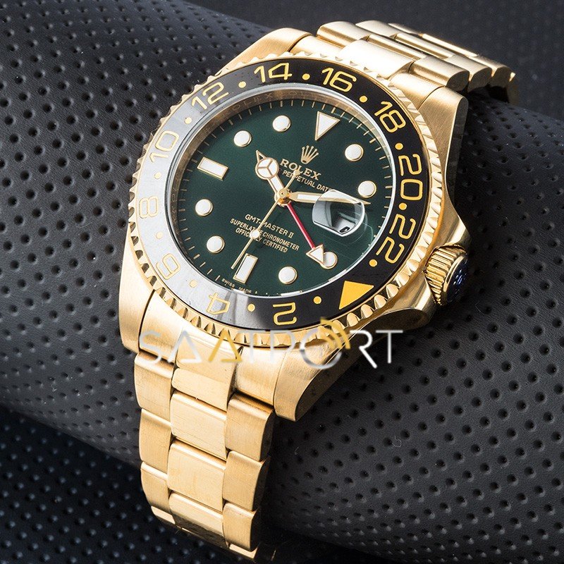 Rolex Yellow Gold GMT Master II 116718LN