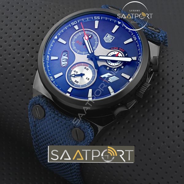 Tag Heuer Formula 1 Mavi Kordon Ve Mavi Kadran