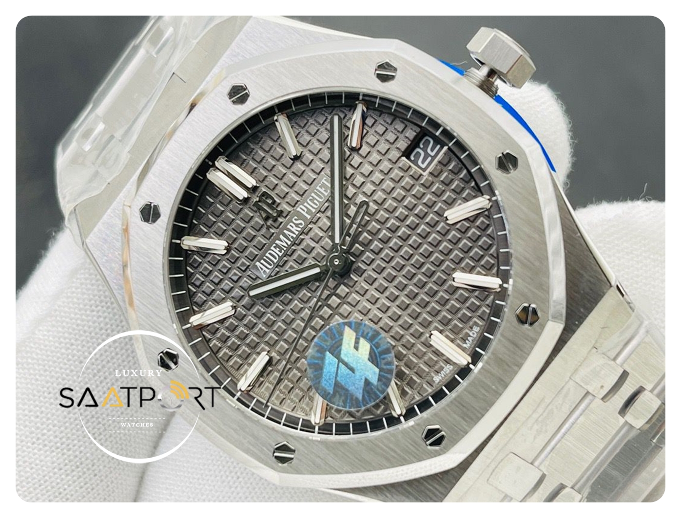 ZF Factory Audemars Piguet Royal Oak 15500 V2 Gri Kadran Super Clone ETA