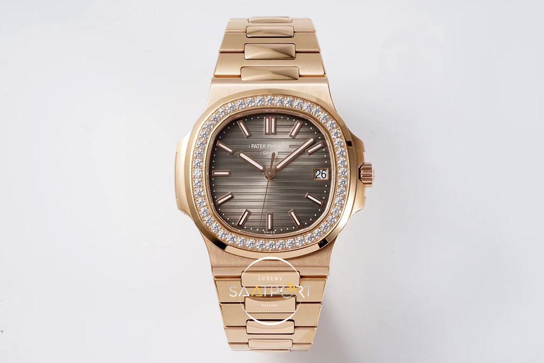 Patek Philippe Nautilus 5711 Rose Gold Brown Baget Super Clone Eta