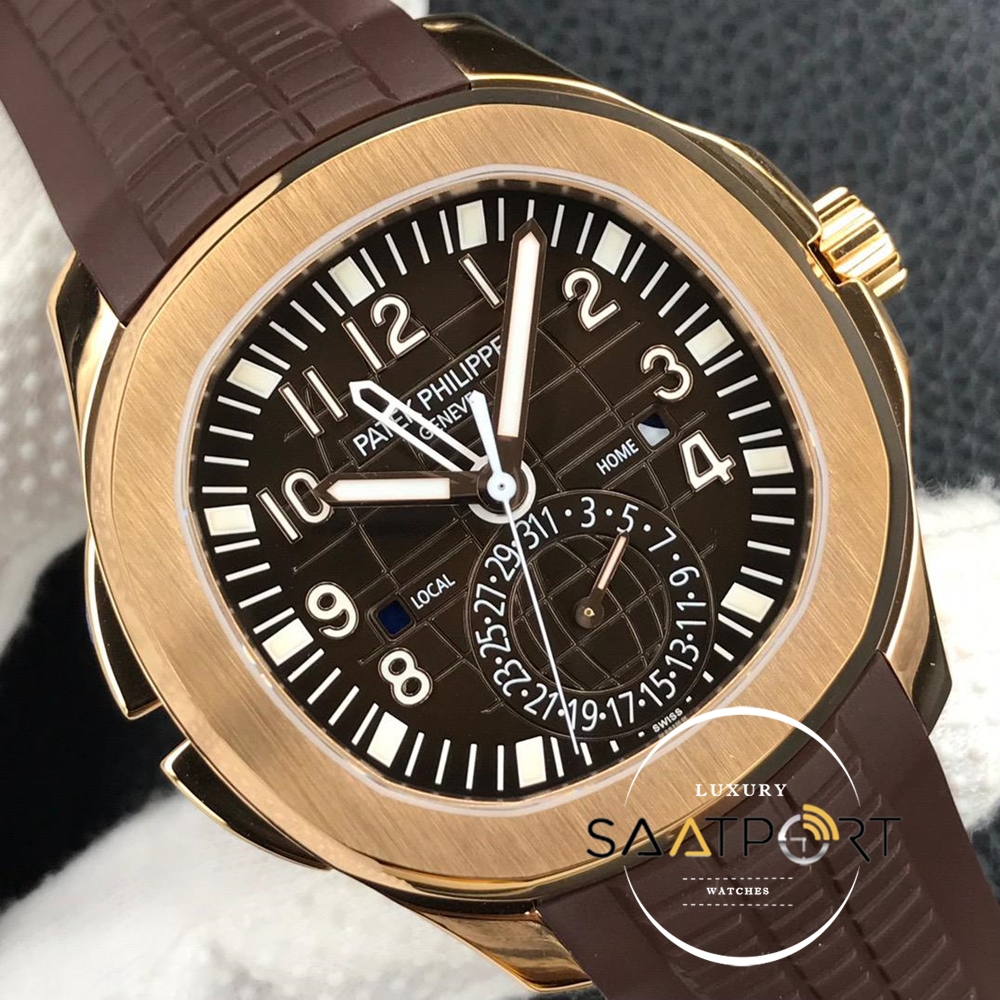 Patek Philippe Aquanaut Travel Time 5164R-001 Rose Gold 18K