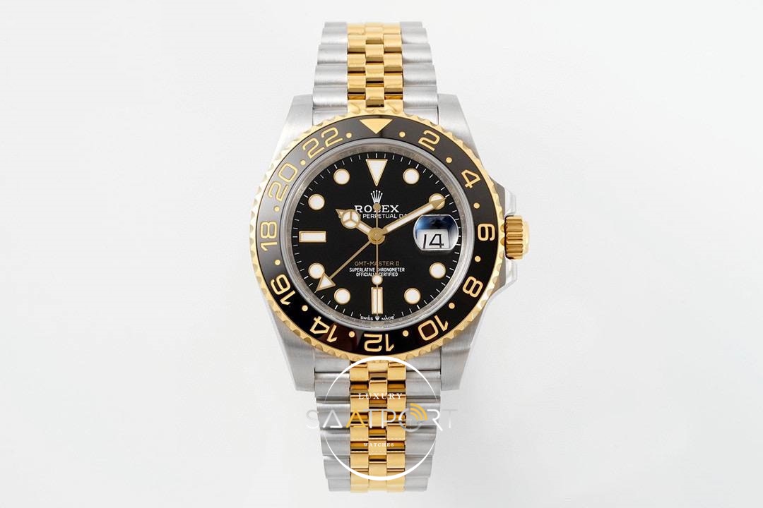 Rolex GMT-Master II Two Tone Jübilee 126713GRNR 3285 ETA