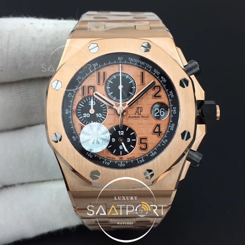 Royal Oak Offshore 2014 Gold Theme JF 1-1 Best Edition on RG Bracelet A3126 V2