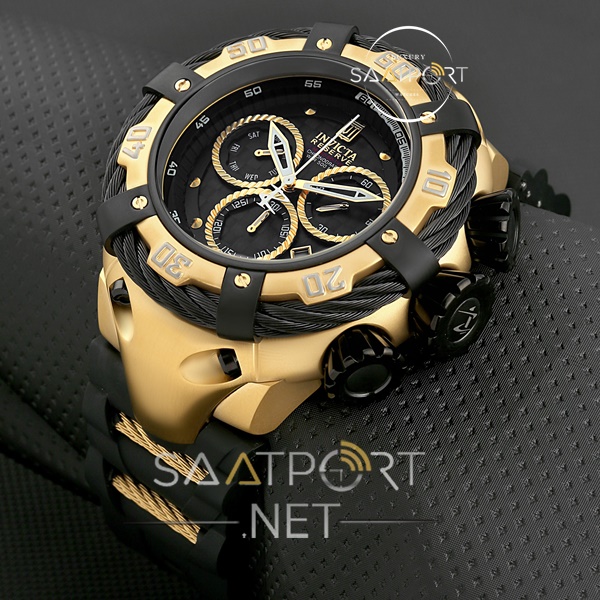 İnvicta Reserve Bolt Chronograph Siyah Kadran