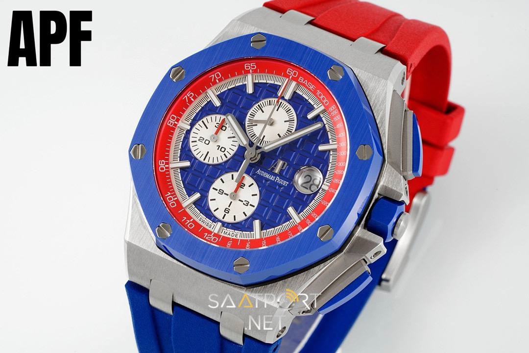 Audemars Piguet 26400 Royal Oak Offshore Blue-Red 44mm Super Clone ETA