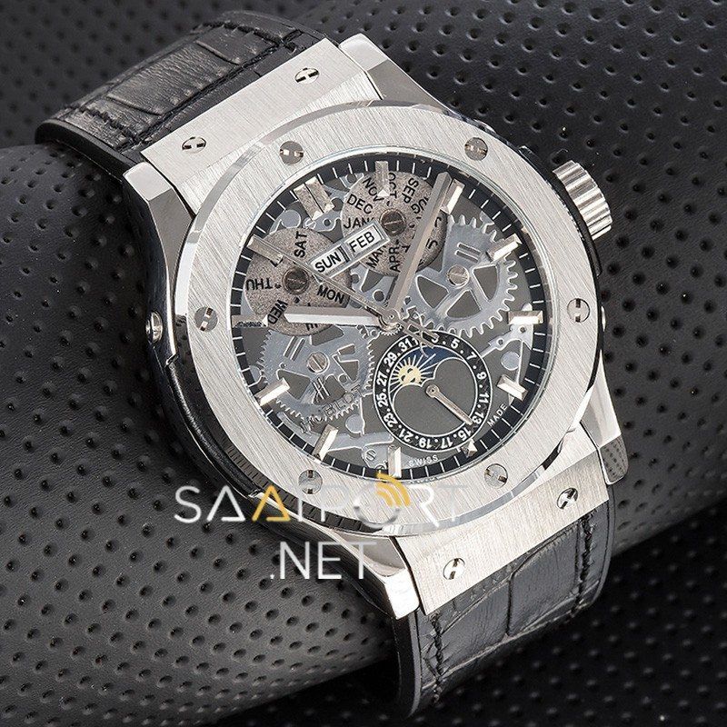 Hublot Aerofusion Moonphase Siyah Kordon