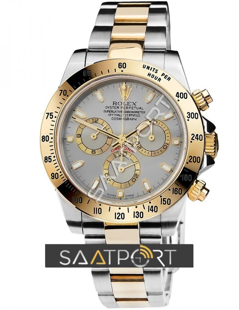 Rolex Cosmograph Daytona Grey Dial Stainless Steel Eta Saat