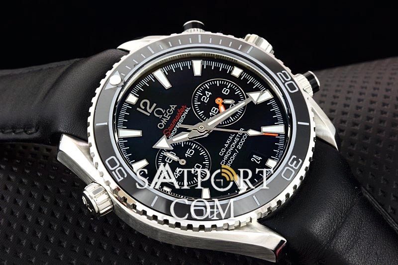 Omega Seamaster Planet Ocean 600M Siyah Deri